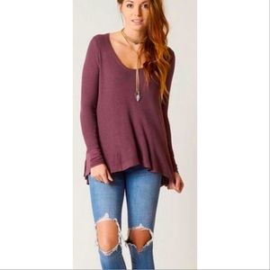 We the Free Waffle Knit Thermal